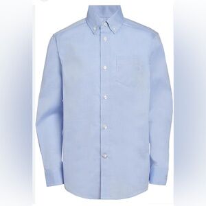 Tommy Hilfiger Boys Oxford Long Sleeve Shirt in Light Blue| Size: 14